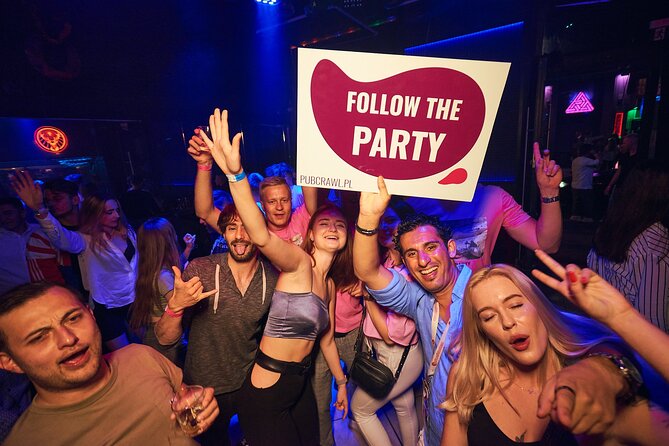#1 Pub Crawl Warsaw with Optional Premium 1 Hour Open Bar - Moving through Warsaw’s bar circuit