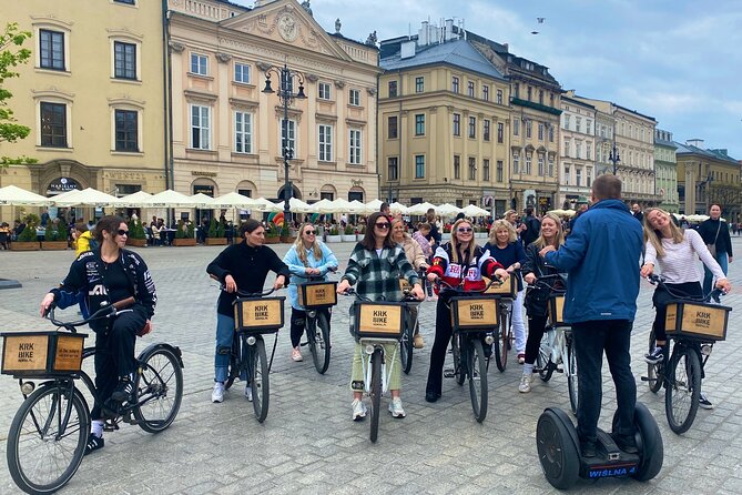 2 Hours Old Town Guided Bike Tour in Krakow - The Main Market Square sets the scene