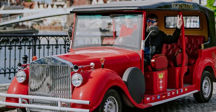 60 min of sightseeing in retro cars, Gdansk - Key points at a glance