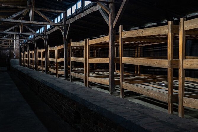 Auschwitz and Birkenau Tour - Entering Auschwitz I through the iron gate