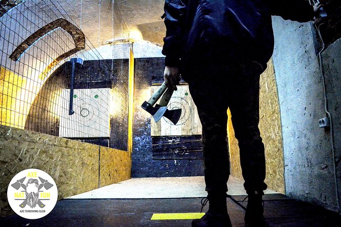 Axe Throwing Krakow in Axe Nation - best club in Poland - Beer, Żywiec, and the extra-cost question