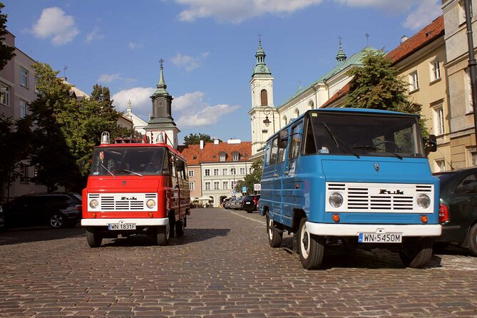 Best of Warsaw - private tour by retro minibus with hotel pickup - St. John’s Archcathedral and the Mermaid Market Square