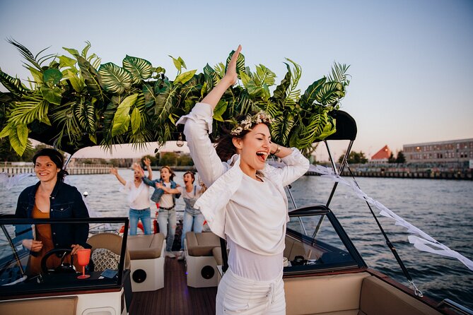 Boat Tour in Gdańsk – Explore the Historic Motława River - The shipyard at sunset