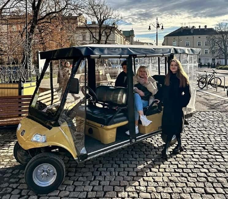 City Tour Cracow golf car plus Cruise on the Vistula River. - Key Points At A Glance