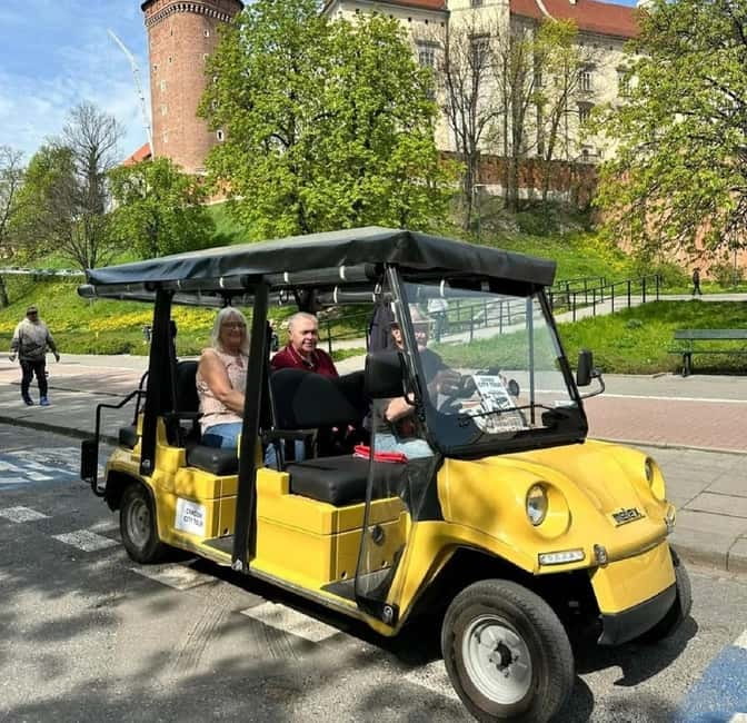 City Tour Cracow golf car plus Cruise on the Vistula River. - Across Father Bernatek’s Bridge To Podgórze