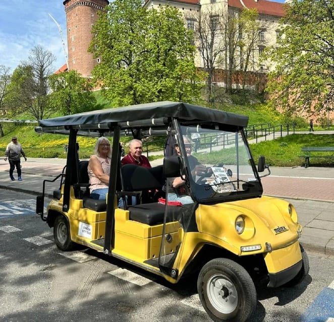 City Tour Cracow , golf car . Private full tour !! - Crossing Father Bernatek’s Bridge into Podgórze