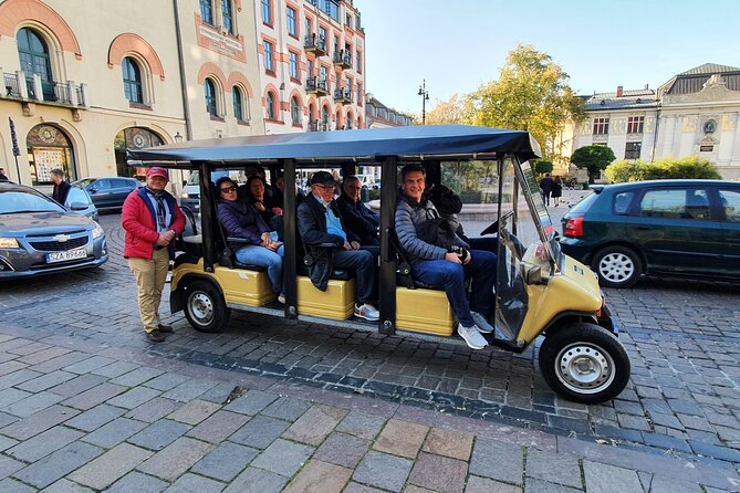 Cracow guided Full tour by Golf Cart-Family Discount - Kazimierz: Jewish and Christian Krakow side by side