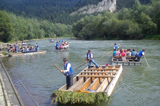 DUNAJEC River Gorge traditional rafting, PRIVATE TOUR from Krakow - What the private format is worth at $179.41