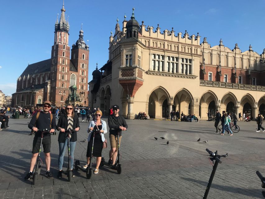 Electric Scooter Tour Krakow - Florian Gate, the Barbican, and the Old Town