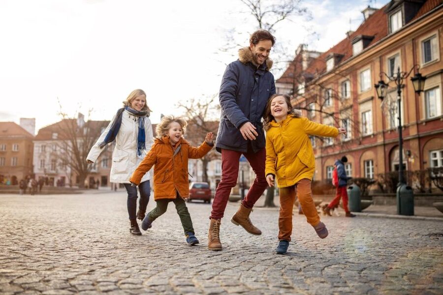 Family Tour of Warsaw Old Town with Fun Activities for Kids - The Royal Castle, churches, and monuments with a guide