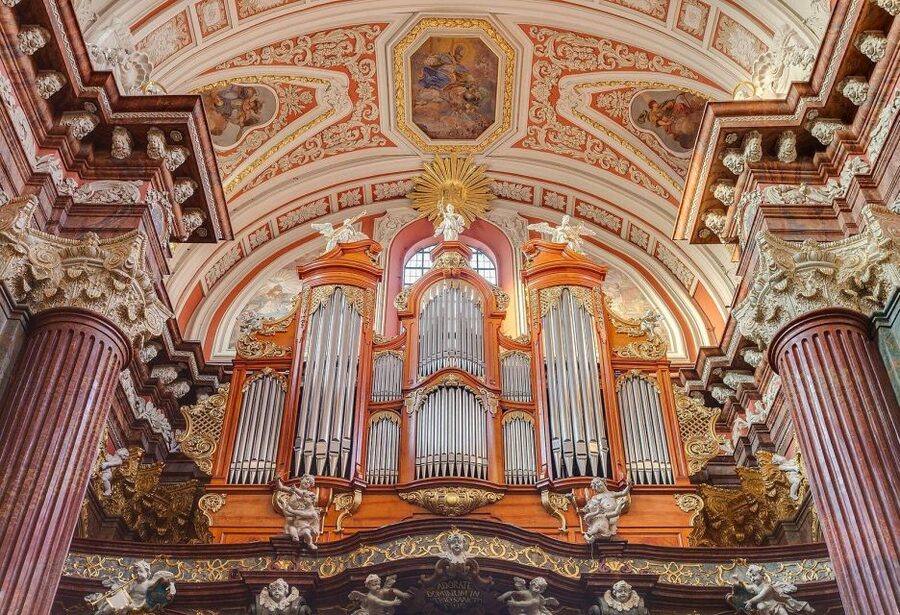 From Golden Age to Fall and Rebirth of Poland - St. Stanislaus Church and Baroque detail