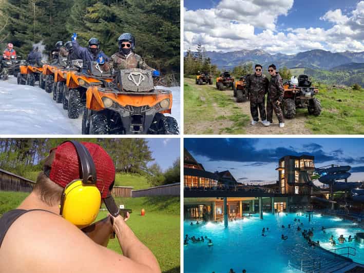 From Krakow: ATV/Snowmobile Ride, Shooting & Hot Springs - The day at a glance