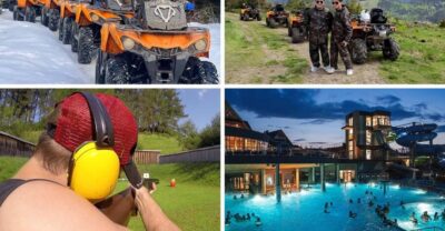 ATV/Snowmobile Ride, Shooting & Hot Springs