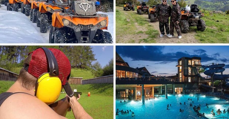 From Krakow: ATV/Snowmobile Ride, Shooting & Hot Springs - The long ride south from Krakow