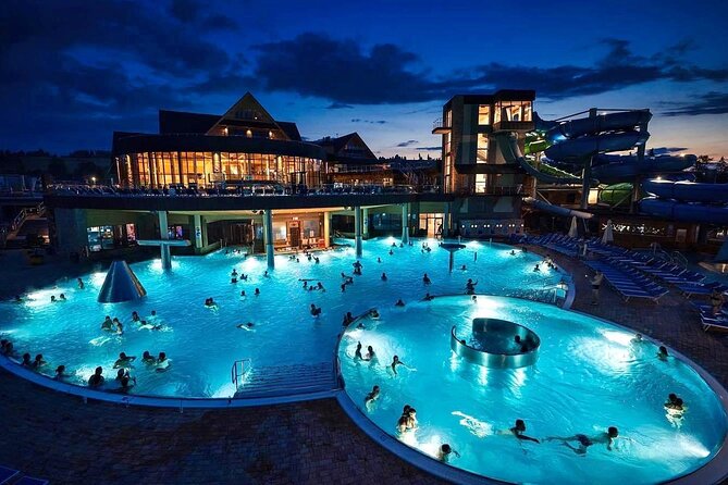 From Krakow: Chocholow Thermal Hot Springs (hotel pick up) - Tatra views from the outdoor pools