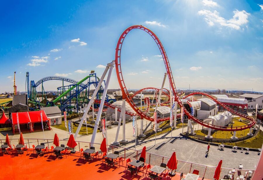 From Krakow: Energylandia Amusement Park Ticket & Transport - From Krakow to Energylandia by private car or shared bus