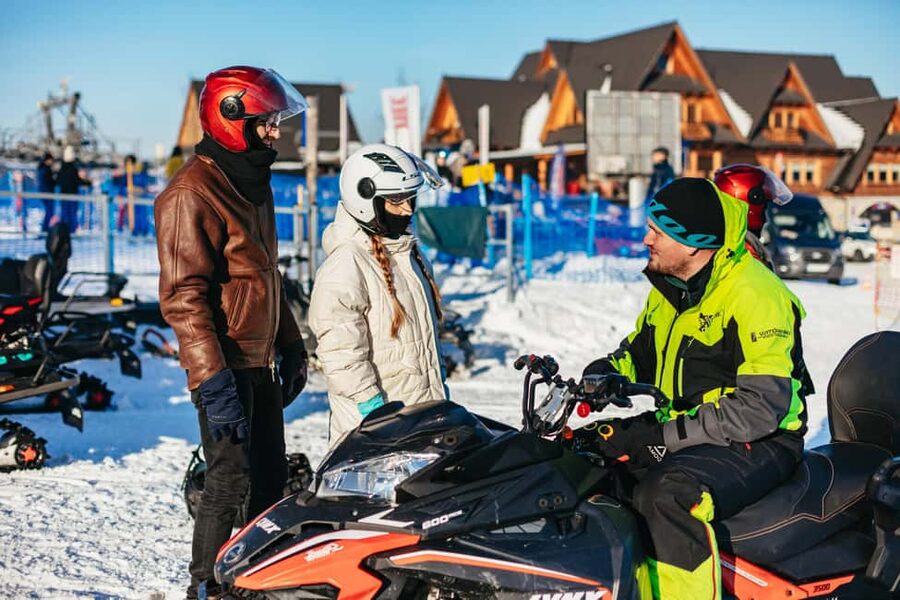 From Krakow: Snowmobile Adventure with Thermal Pools Visit - What the guide adds to the day