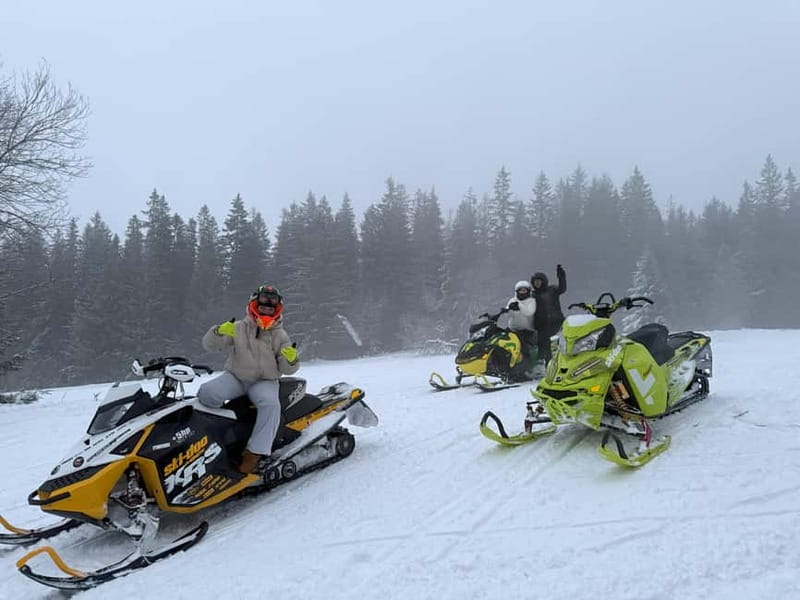 From Krakow: Snowmobile, Zakopane & Chochołowskie Baths - Zakopane and the Tatra views from the road
