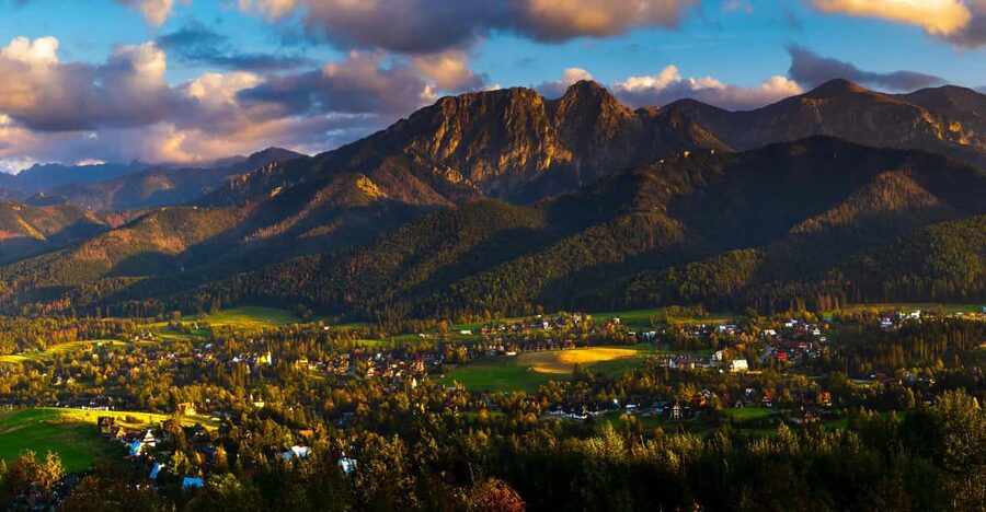 From Krakow: Tour to Zakopane with Tasting & Hotel Pickup - The Tatra Mountains from the road