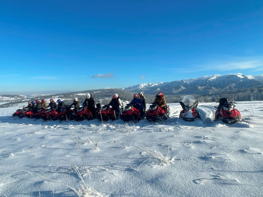 From Krakow: Zakopane Snowmobile NIGHT Ride, Bonfire, - When snow becomes quad-bike country