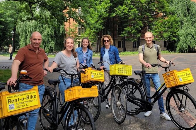 Full Bike Tour - the Old Town, Jewish Qtr & the Ghetto NEW BIKES - Planty Park and Krakow’s old defensive ring