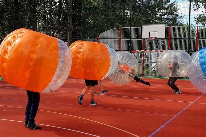 Gdansk: Bubble Football with Hotel Transfers - The hotel pickup makes the start simple