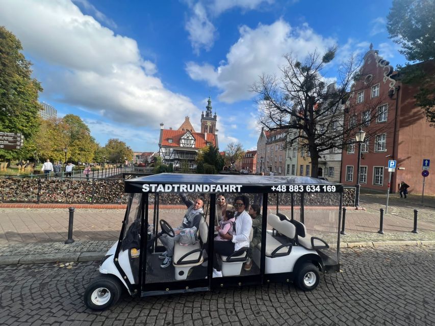 Gdansk: City Sightseeing Tour by Golf Cart/Buggy Guided Tour - The carousel, market hall, and Polish Post Office