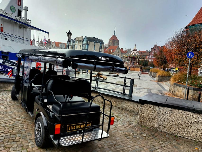 Gdansk: City Sightseeing Tour by Golf Cart LIVE GUIDE 60 min - The railway station and return through the Green Gate