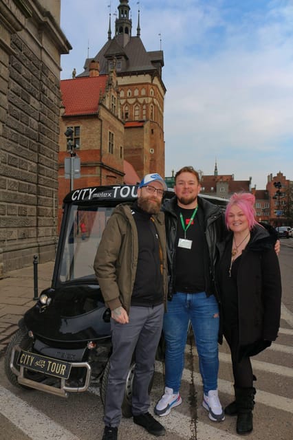 Gdansk: City Sightseeing Tour by Golf Cart LIVE GUIDE 60 min - The old crane and Gdańsk’s Hanseatic port