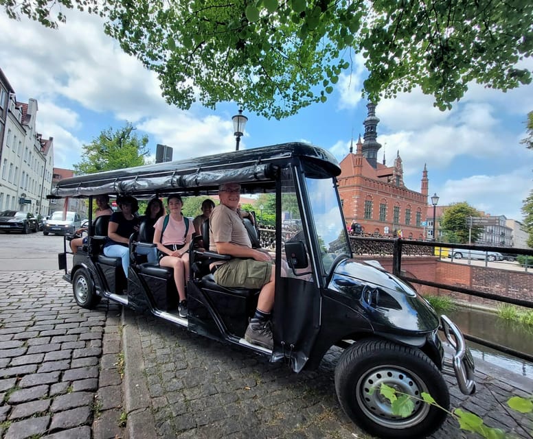 Gdansk: City Sightseeing Tour by Golf Cart LIVE GUIDE 60 min - Starting near Pocztowa and the Main City Hall