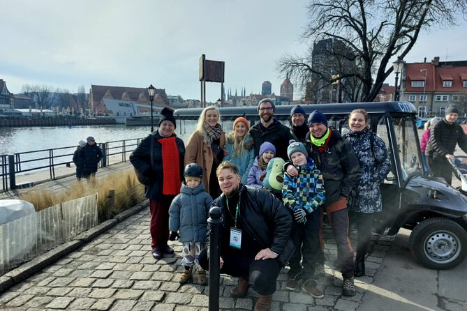 GDANSK City Tour by Golf Cart Live Guide & City Sightseeing 90min - The Motlawa waterfront and the Zuraw crane