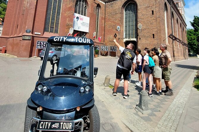 GDANSK City Tour by Golf Cart Live Guide & City Sightseeing 90min - St. Bridget’s Church and amber art
