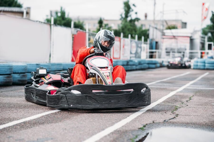 Gdańsk: Grand Prix Outdoor Go-Karting - 9 HP karts and the feel of the competition