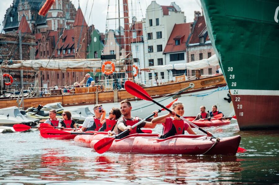 Gdansk: Guided Kayak Tour - Tandem kayaks make the activity more sociable