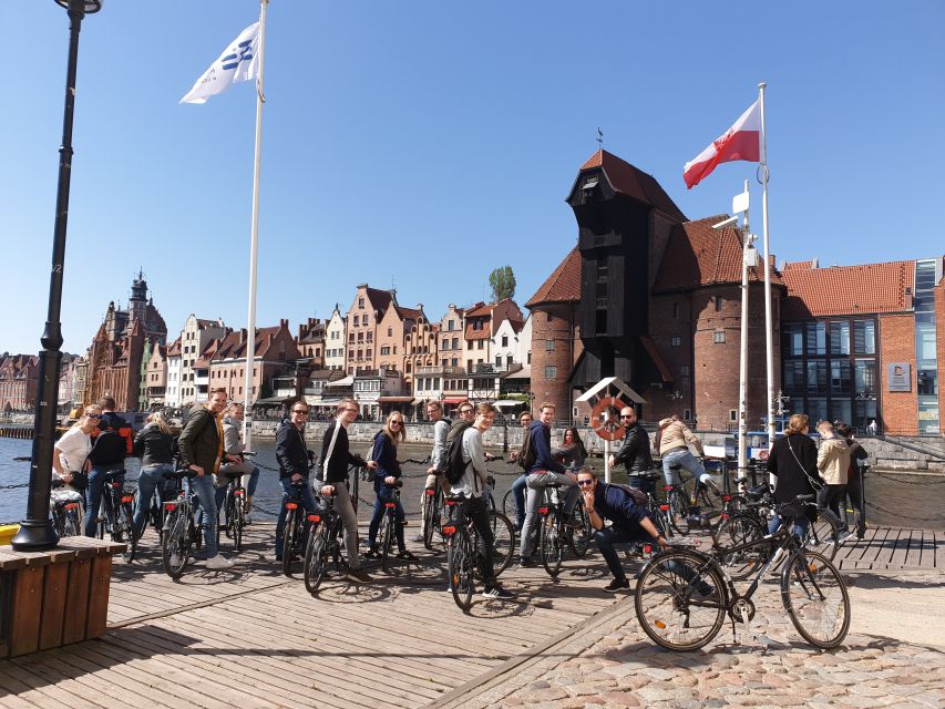 Gdańsk: Highlights Bike Tour - Przystań Cesarska and the water’s edge