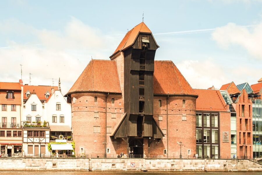 Gdańsk: Motlawa River Yacht Cruise - The shipyards and the ride back