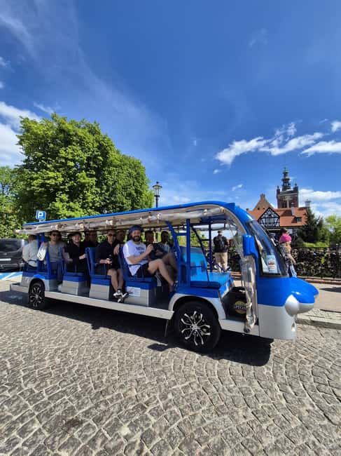 Gdansk:Private Beer City Tour Sightseeing By Golf Cart - The Crane, the riverfront, and Ship Soldek