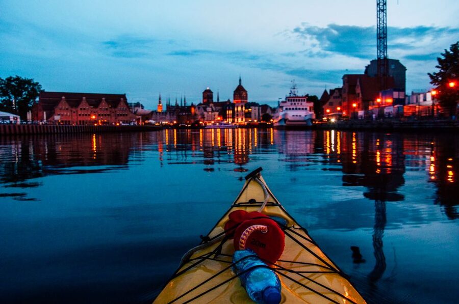 Gdansk: Sunset Kayak Tour - The sunset finale