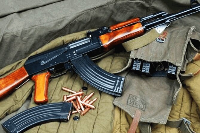 Gun Shooting Experience with Hotel Transfers in Katowice - AK47s, Glocks, and Glauberyts on the firing line