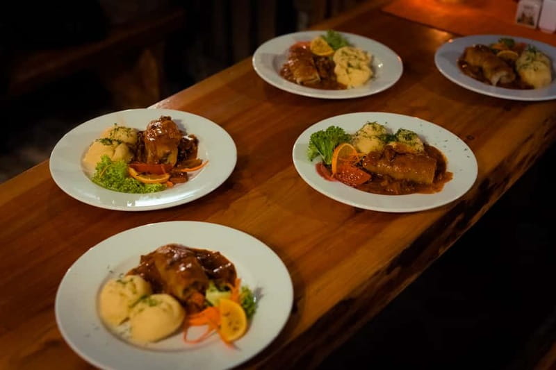 Krakow: 6-Course Full Polish Food Tour with Vodka Tasting - The main meal: hearty food with local character