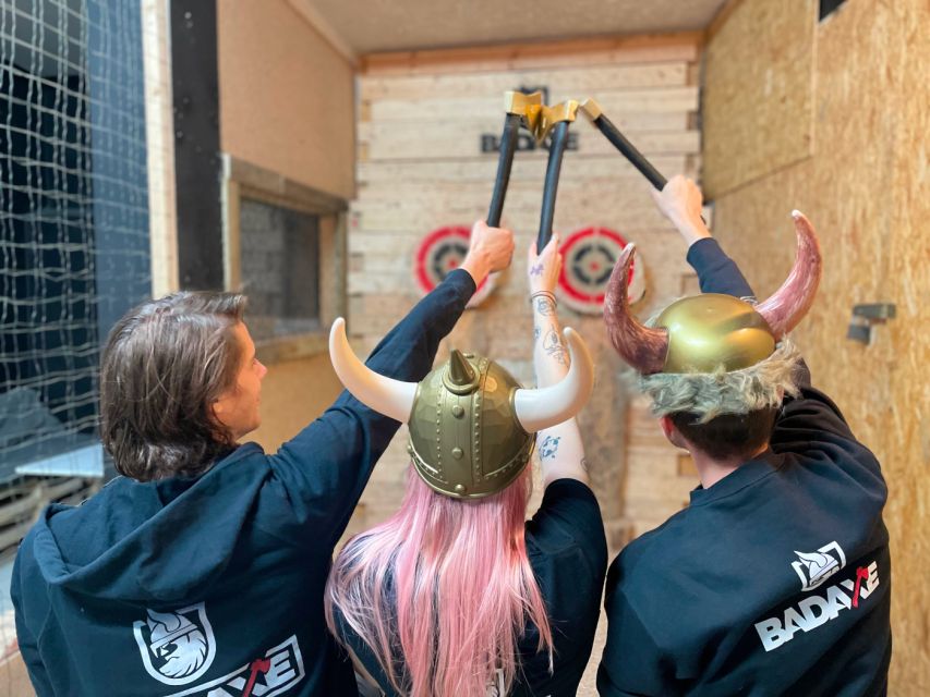 Krakow: Axe Throwing Fun - Learning the throw without feeling foolish