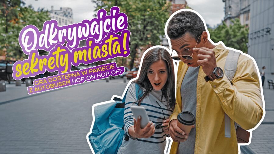 Krakow City SightSeeing hop on hop off bus and city game - City Teleport turns the Old Town into a game