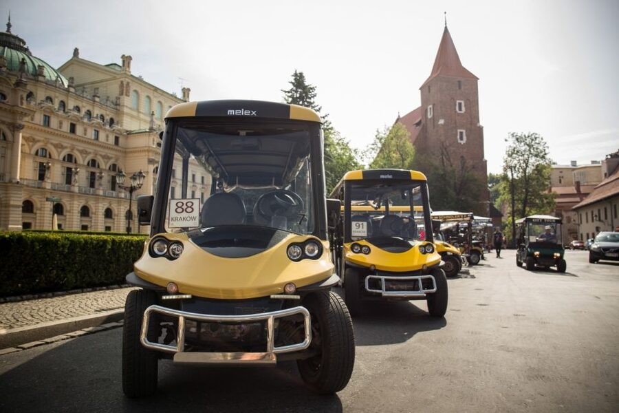 Krakow: City Tour of 3 Districts by Electric Car - Key points at a glance