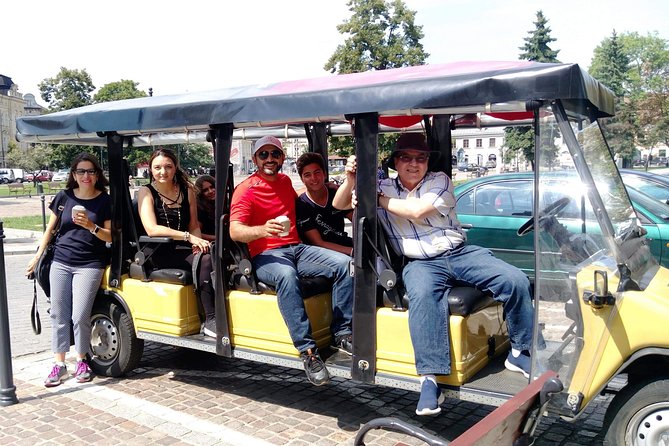 Krakow: Guided City Tour by Golf Buggy (with hotel pickup) - Live guide or recorded audio?