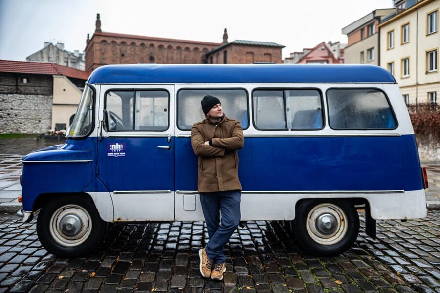 Krakow Highlights Tour in Classic Car with Pro Photo Session - Krakus Mound supplies the widest view