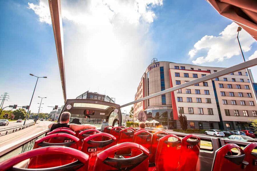 Krakow: Hop-On Hop-Off Bus Tour - Hotel Galaxy to Starowiślna: starting beside the river
