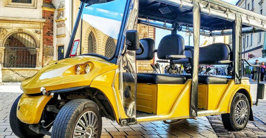 Krakow: Jewish Quarter and Ghetto Electric Golf Cart Tour - Ghetto Heroes Square and the weight of the route