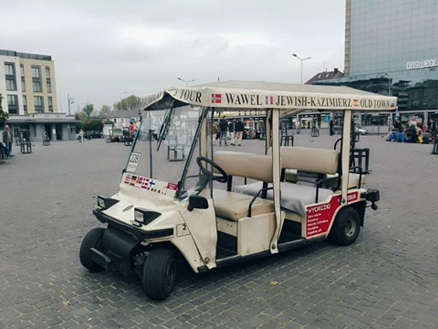 Krakow: Jewish Quarter and Schindler Factory by Golf Car - Key points to know before booking