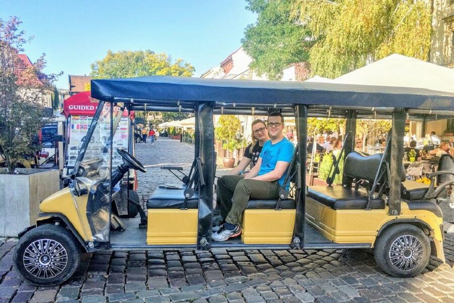 Krakow: Old Town, Ghetto, and Kazimierz Golf Cart Tour - Planty park and the city inside the old walls