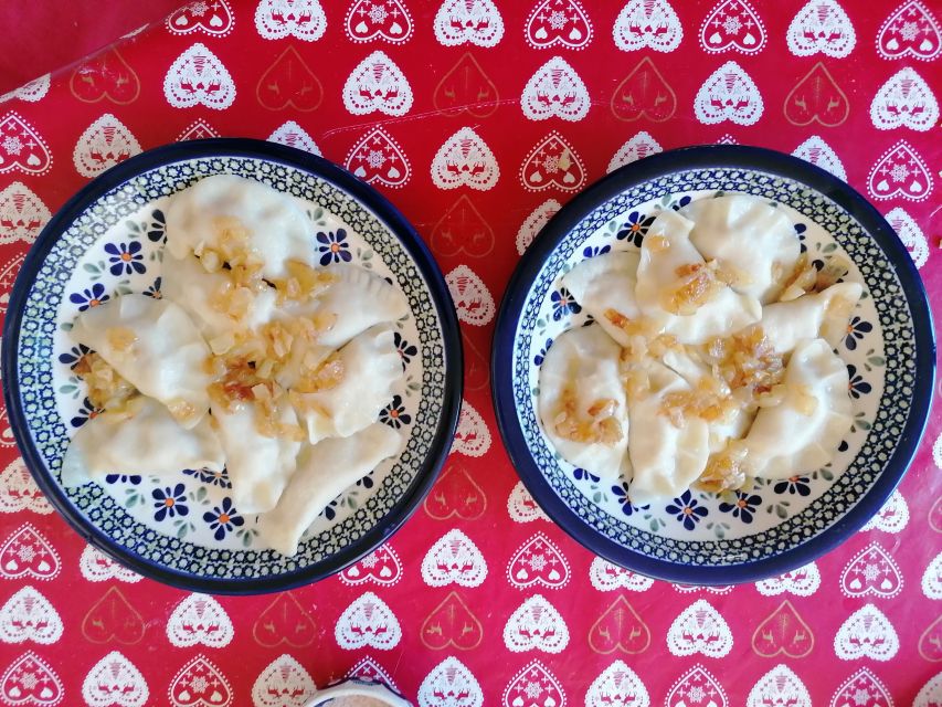 Krakow: Pierogi Home Cooking Class - Sitting down to eat what you prepared
